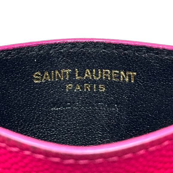 YSL All Black Cardholder Wallet - Picture 2 of 12